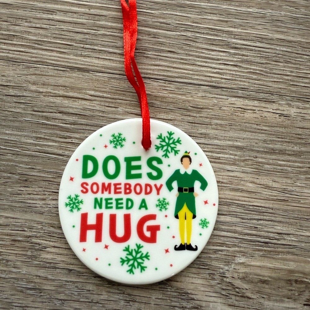 🎄 Elf Ceramic Ornament - Picture 2 of 3